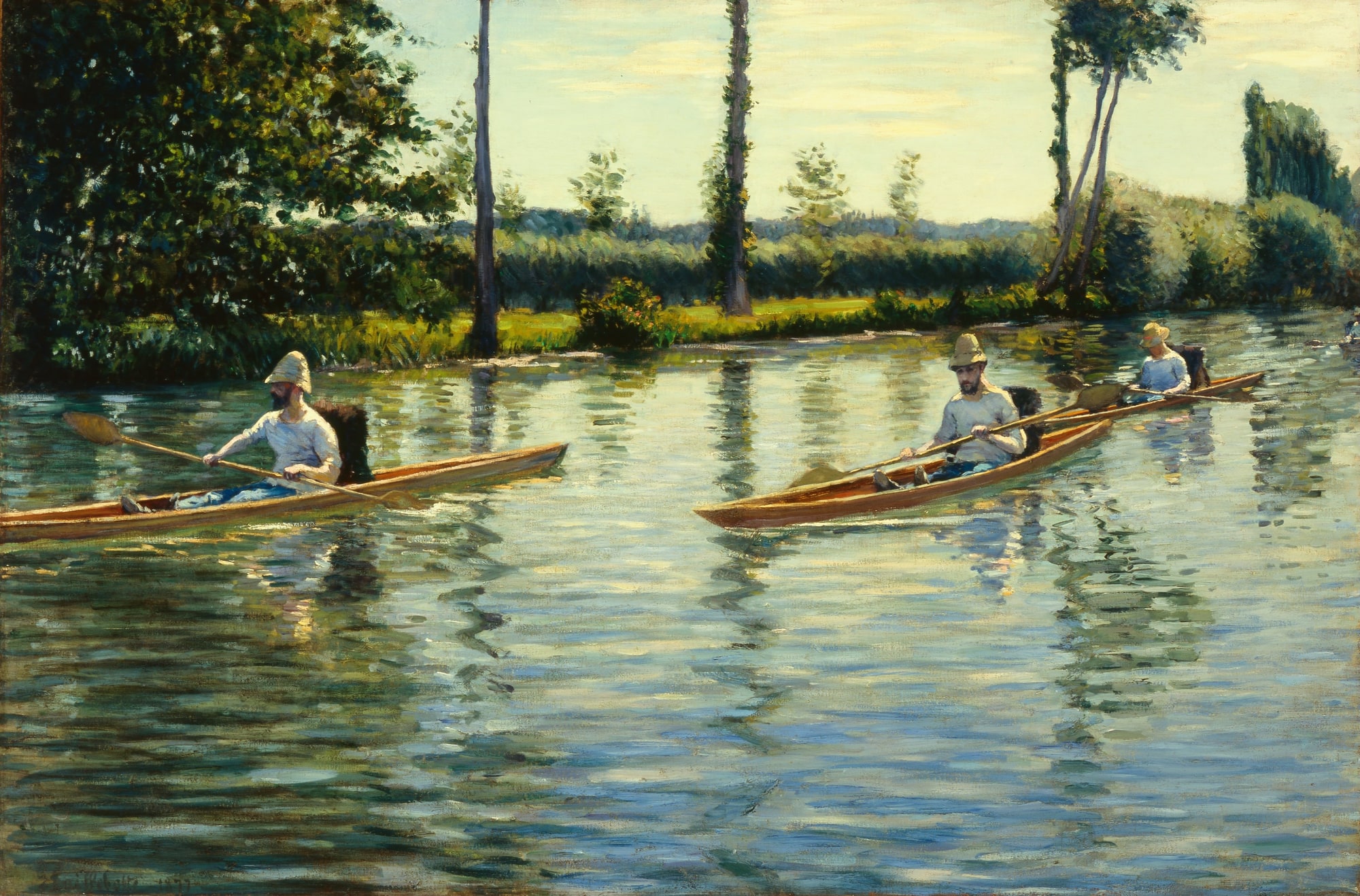 Gustave Caillebotte – Rejs łodzią na rzece Yerres