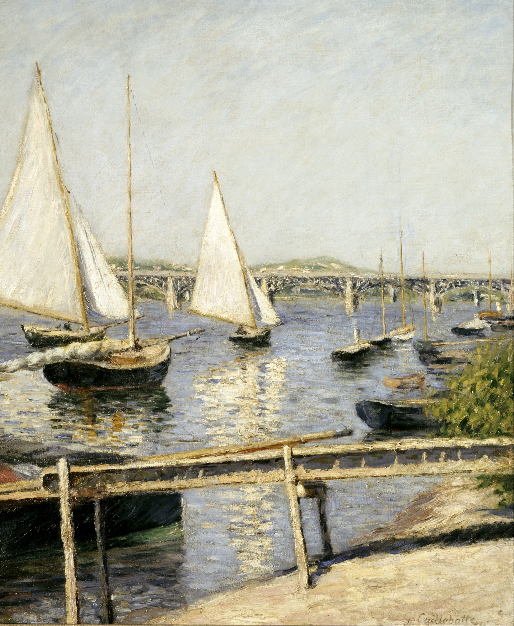 Gustave Caillebotte – Żaglówki w Argenteuil