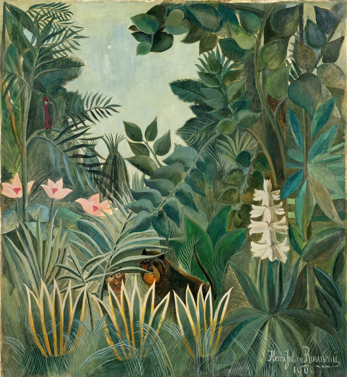 Henri Rousseau – The Equatorial Jungle
