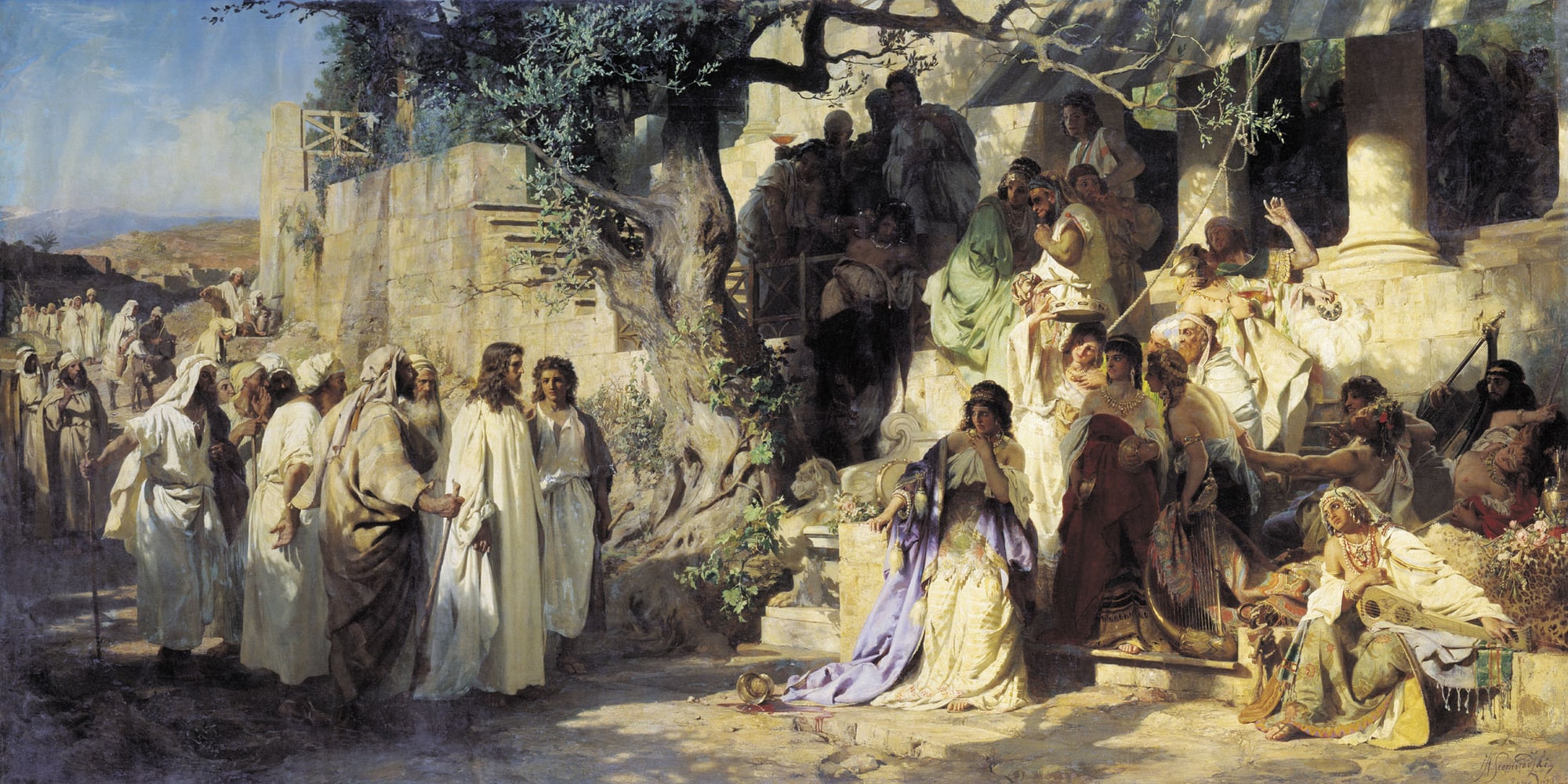Henryk Siemiradzki – Chrystus i jawnogrzesznica
