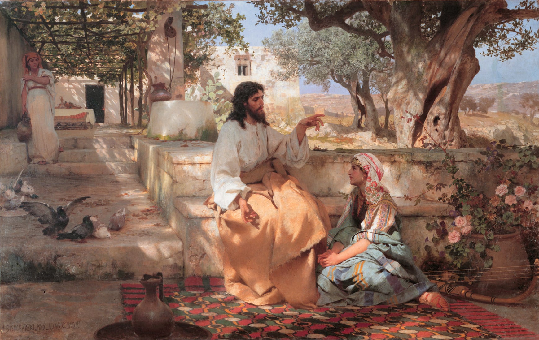 Henryk Siemiradzki – Chrystus w domu Marii i Marty