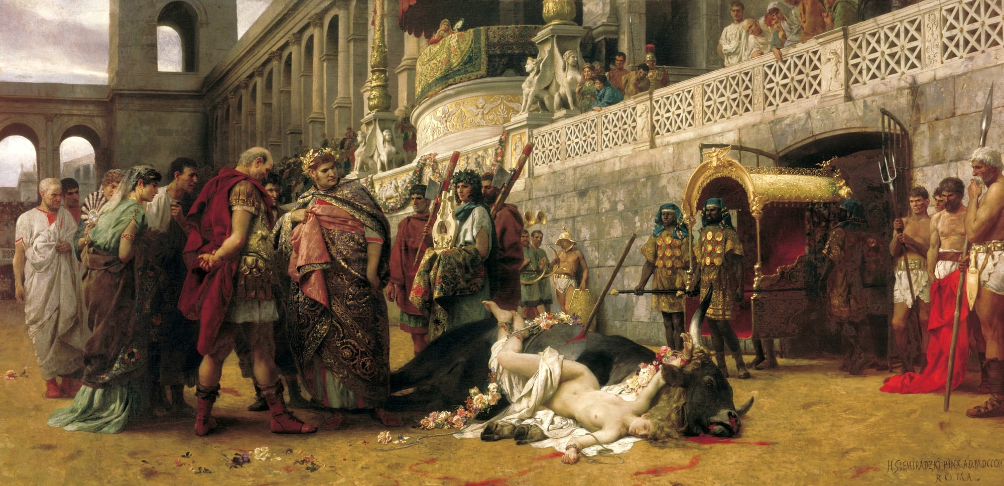 Henryk Siemiradzki – Dirce chrześcijańska