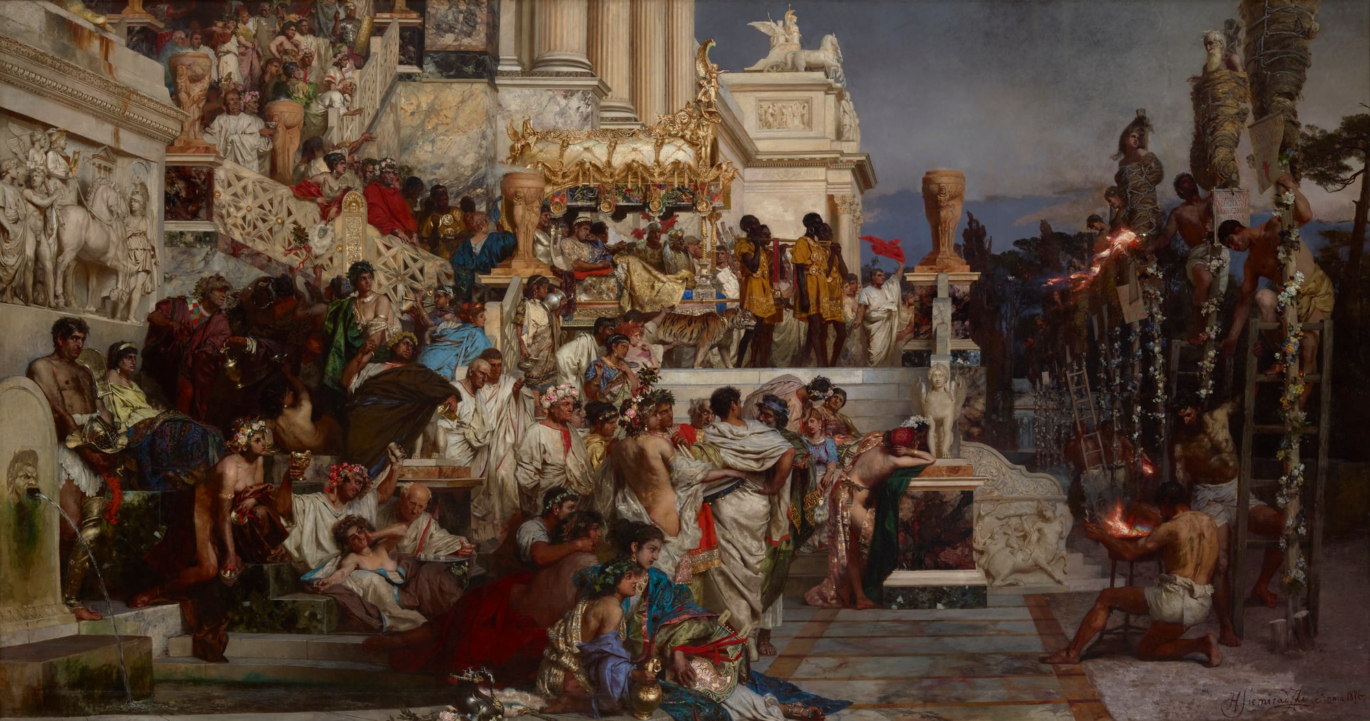 Henryk Siemiradzki – Pochodnie Nerona