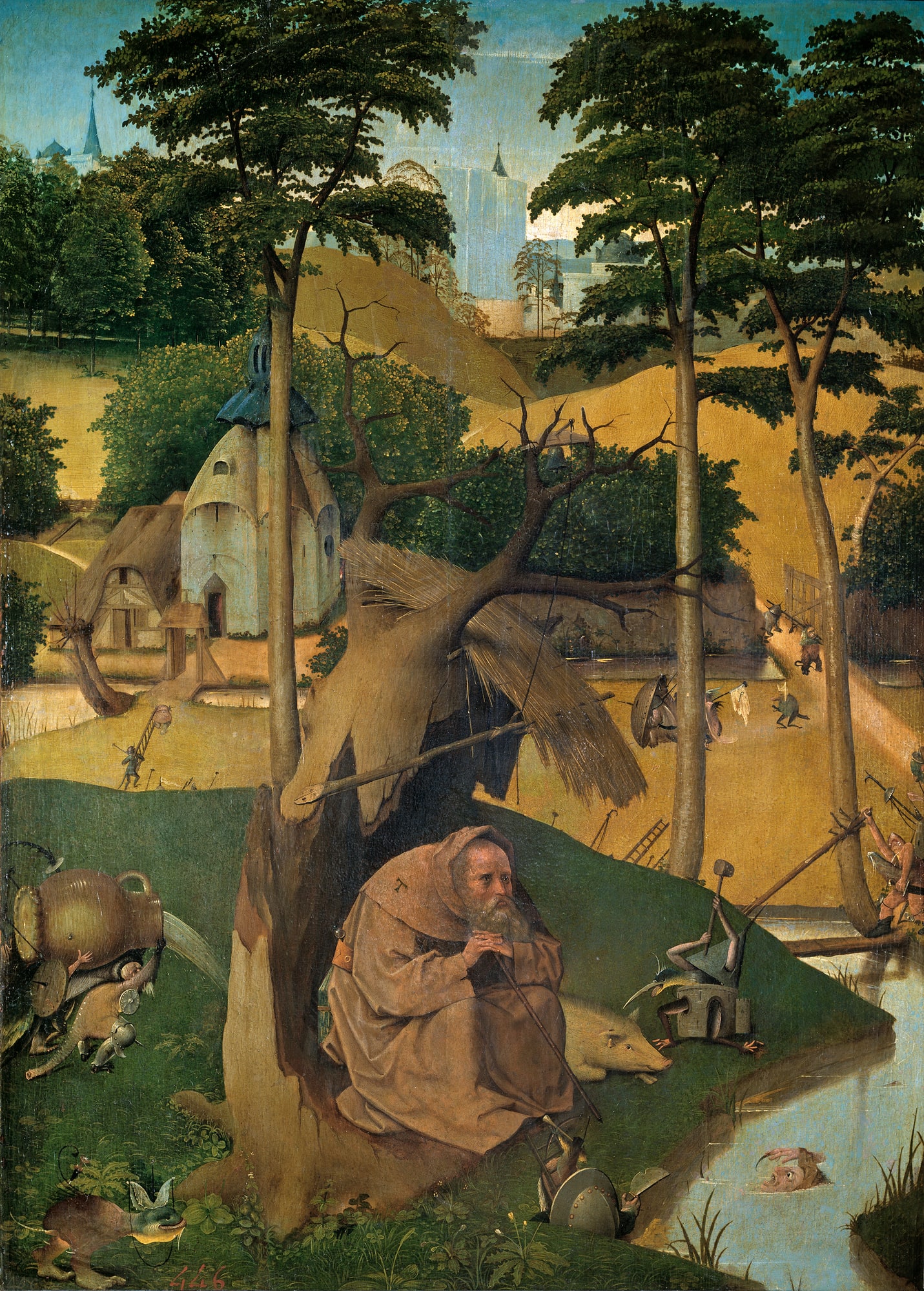 Hieronim Bosch – Kuszenie św. Antoniego