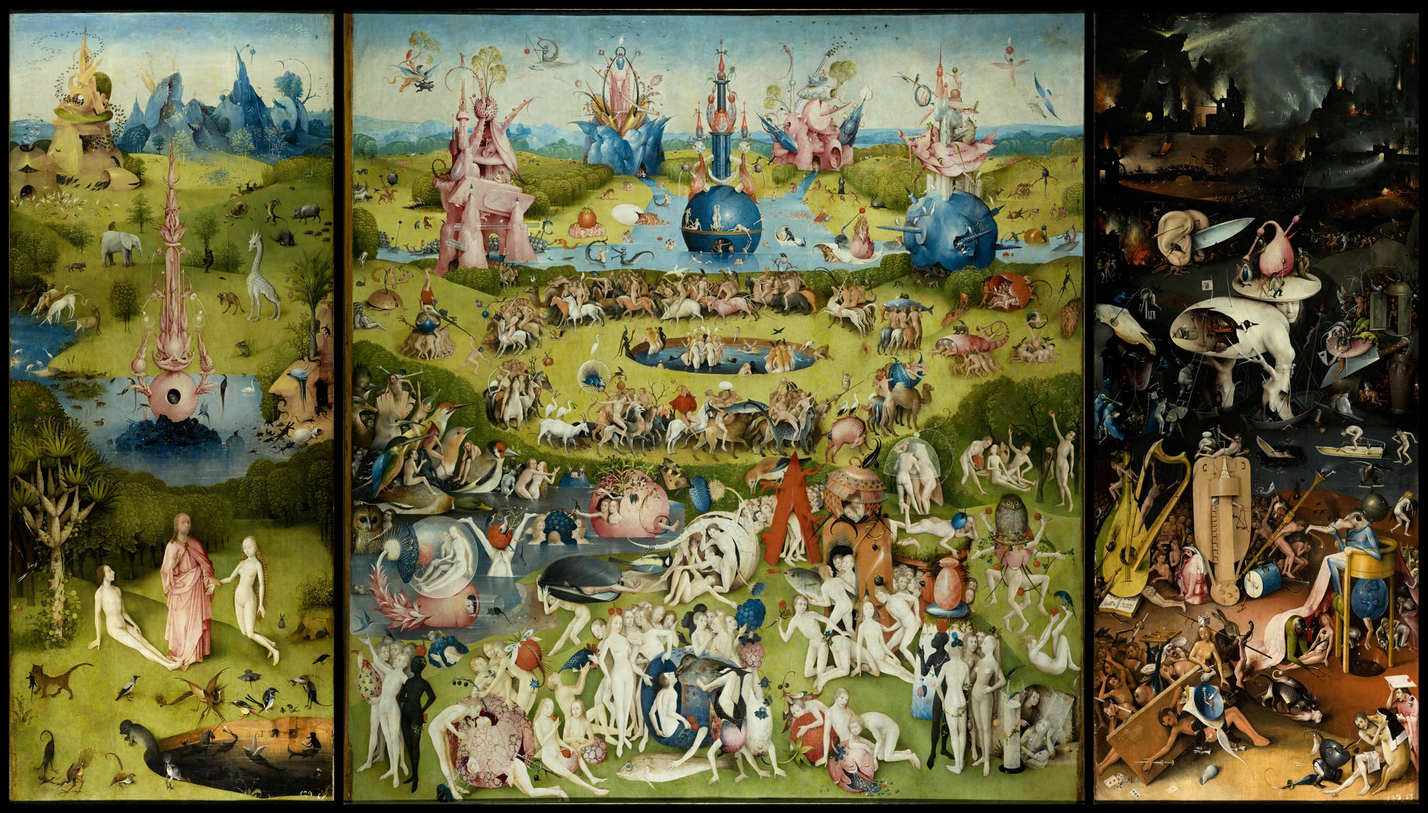 Hieronim Bosch – Ogród rozkoszy ziemskich
