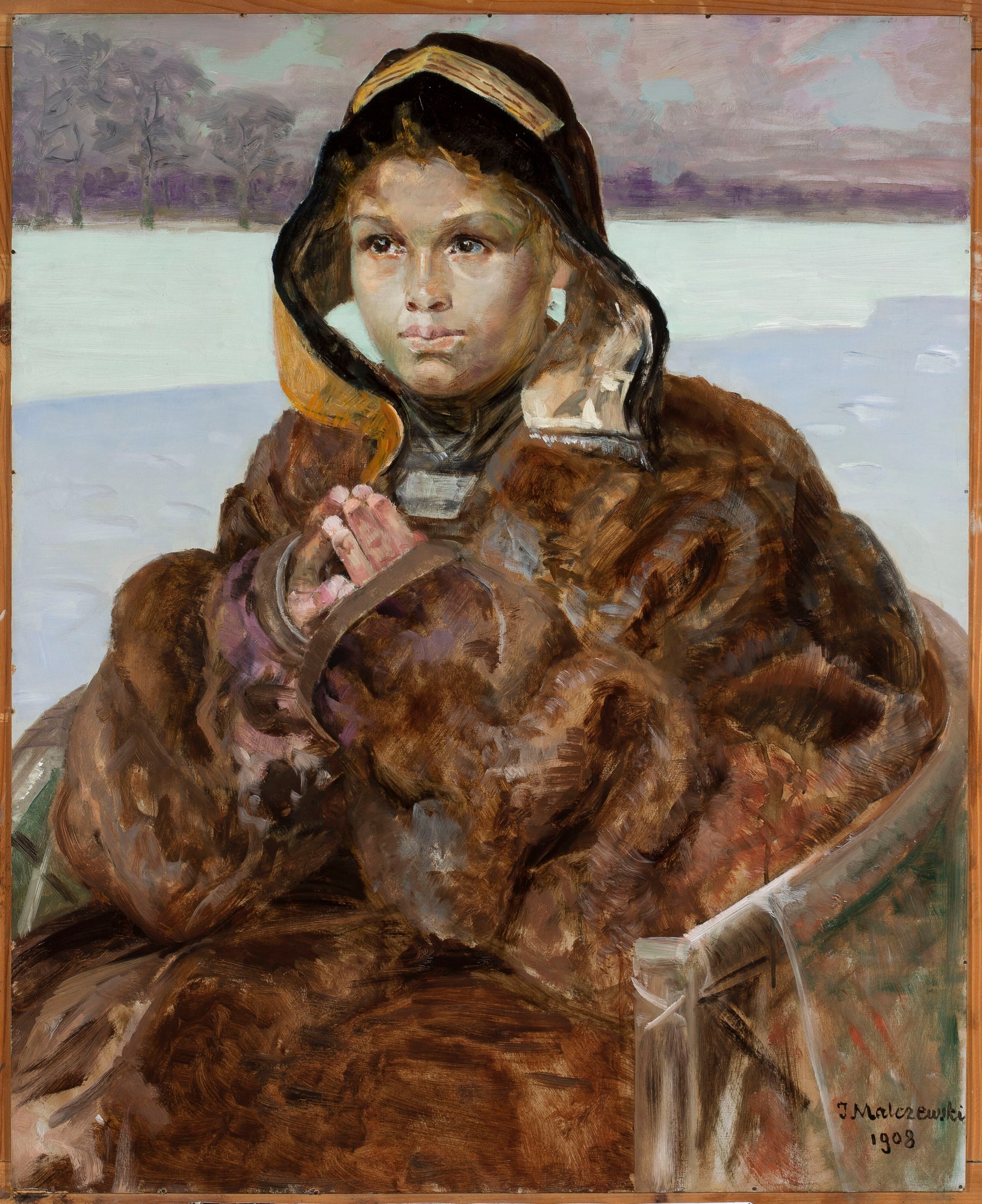 Jacek Malczewski – Modląca się dziewczynka