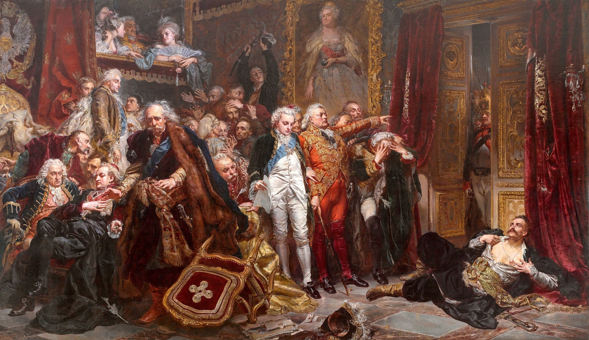 Jan Matejko – Rejtan - Upadek Polski