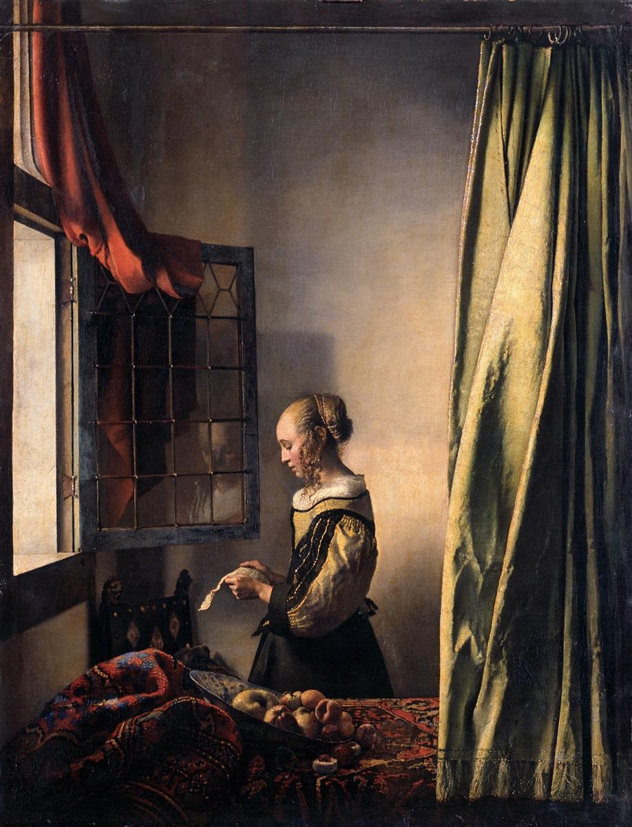 Jan Vermeer – Dziewczyna czytająca list przy otwartym oknie