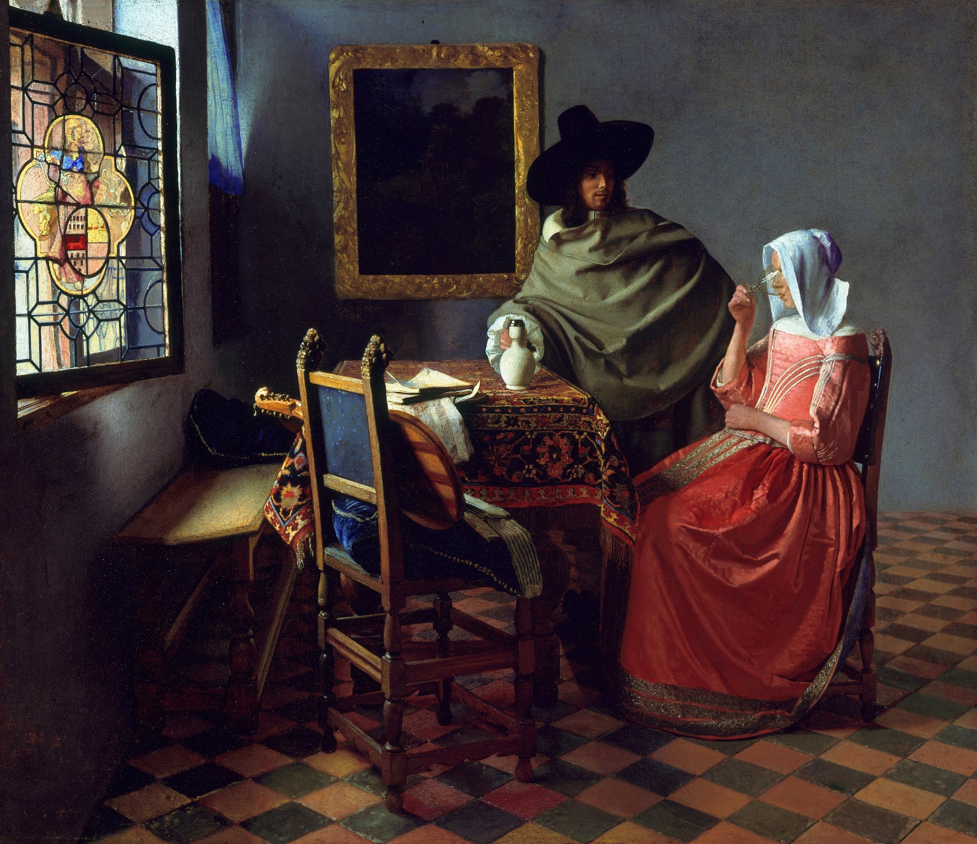 Jan Vermeer – Kieliszek Wina