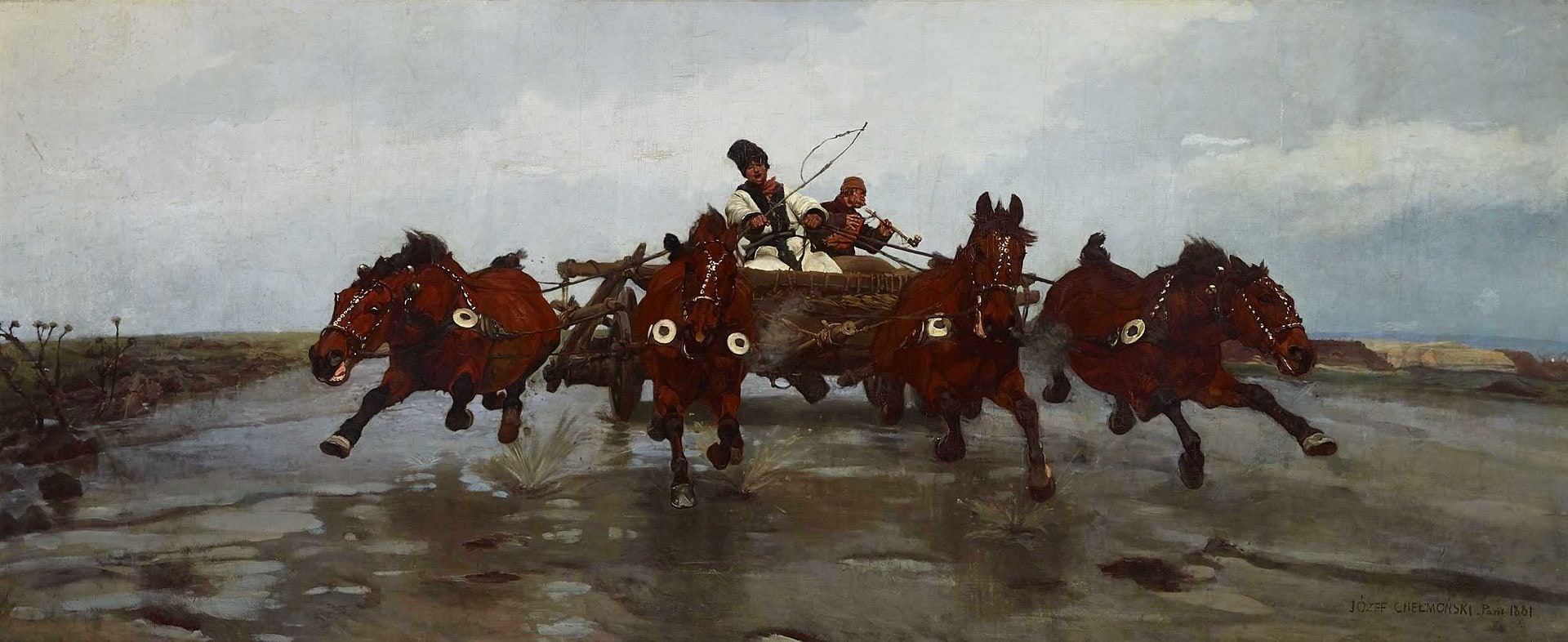 Józef Chełmoński – Czwórka