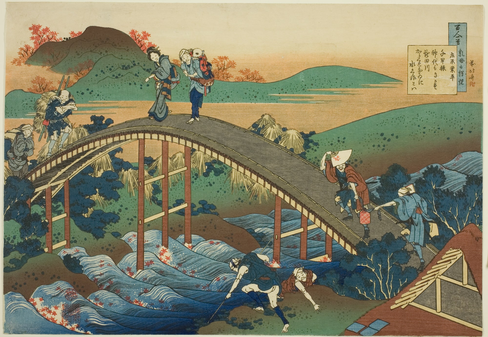 Katsushika Hokusai – Ariwara no Narihira