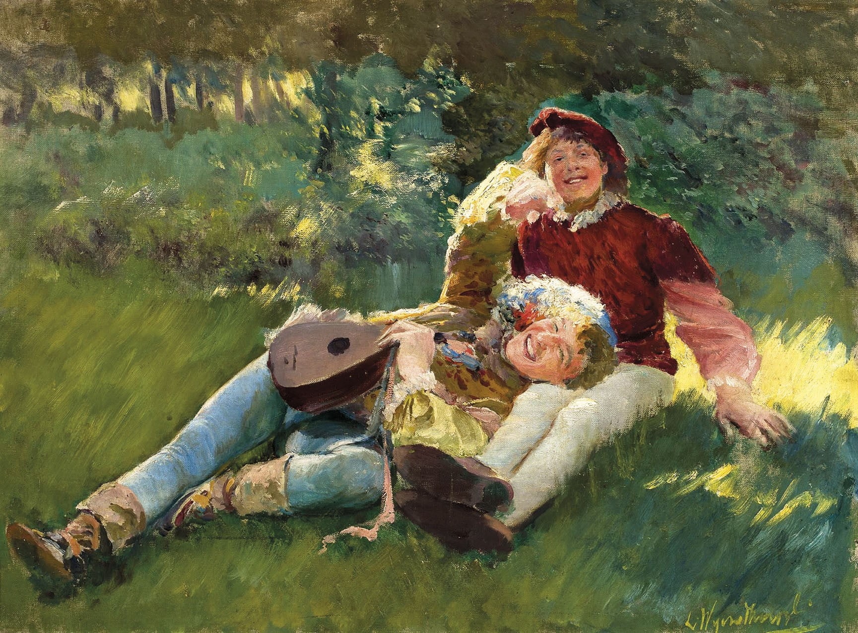 Leon Wyczółkowski – Wesołe pacholęta