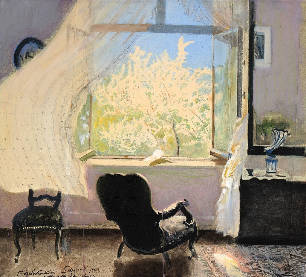 Leon Wyczółkowski – Wnętrze pracowni artysty