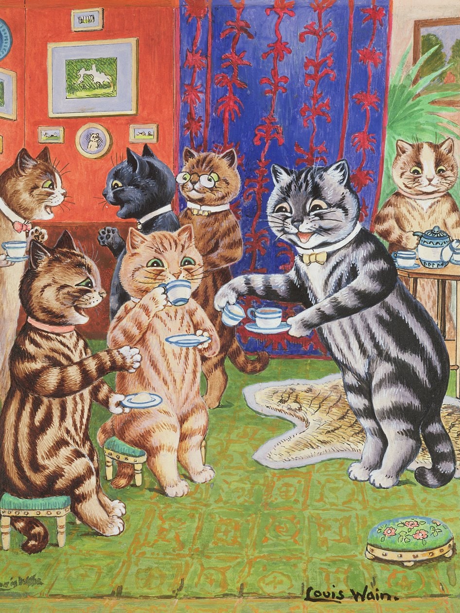 Louis Wain – Herbata dla kota