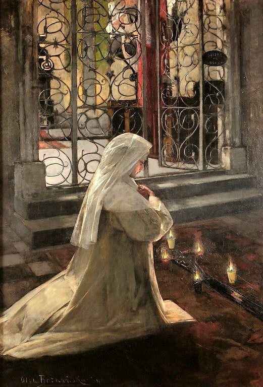 Olga Boznańska – W Wielki Piątek