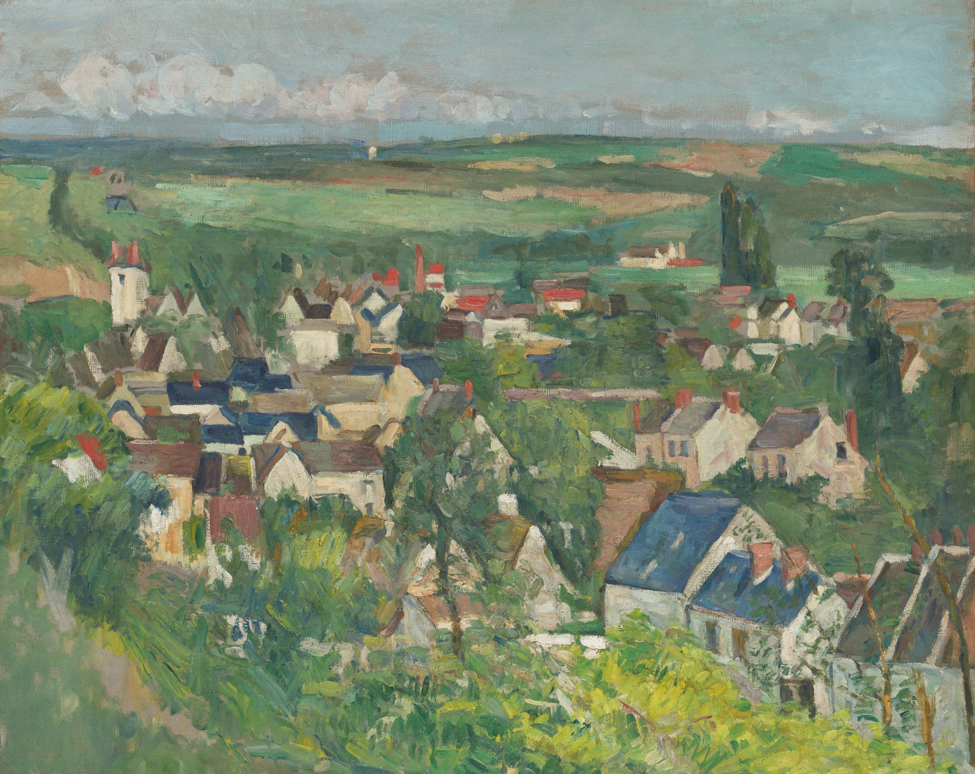 Paul Cezanne – Auvers, widok panoramiczny