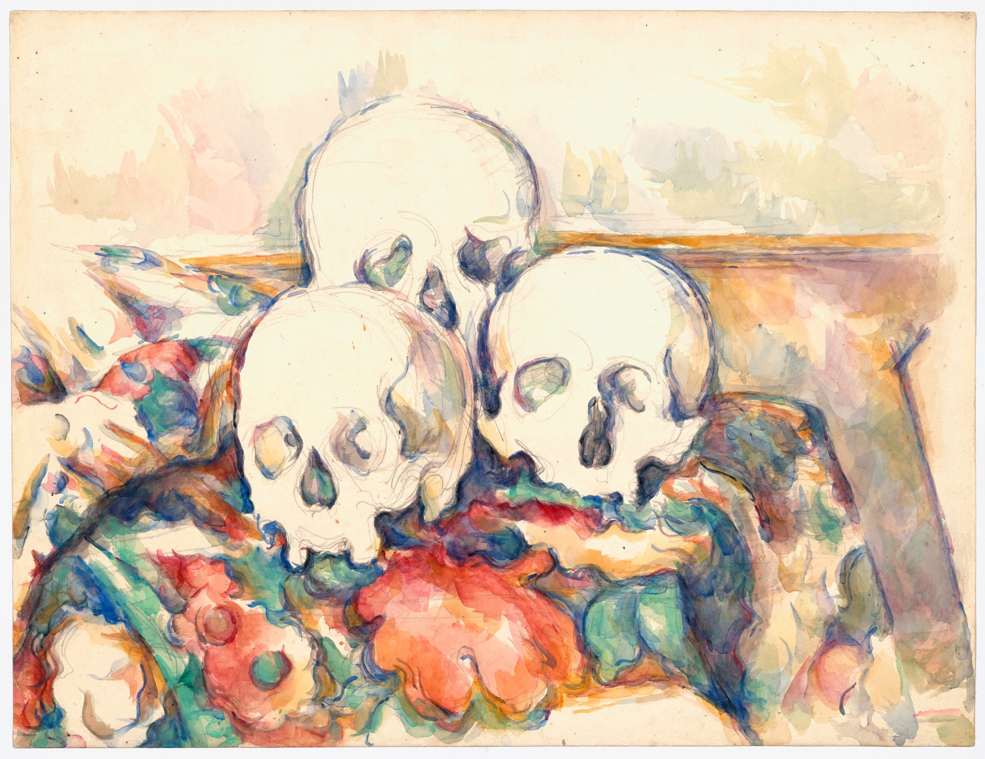 Paul Cezanne – Trzy czaszki