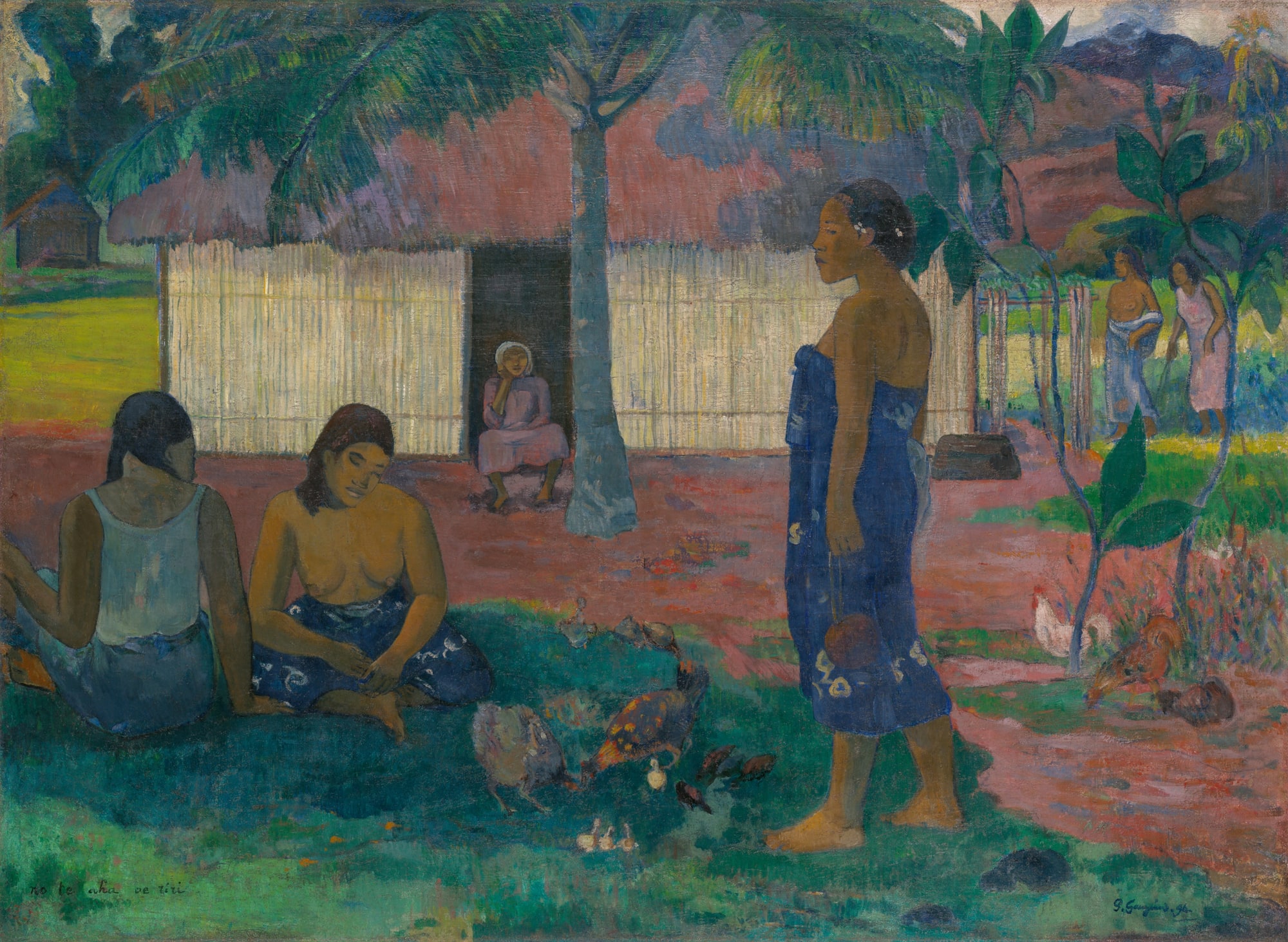 Paul Gauguin – No te aha oe riri Dlaczego jesteś zły