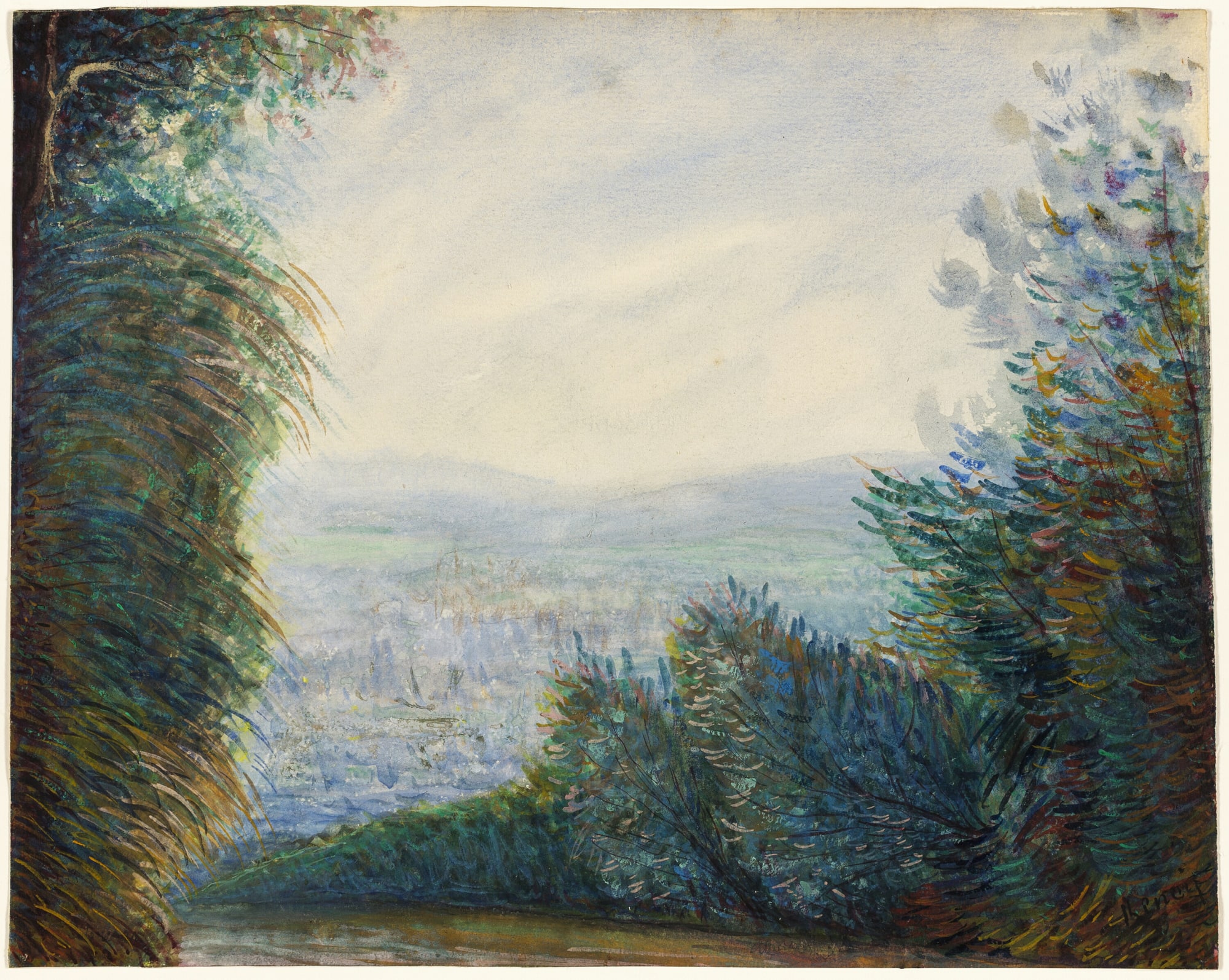 Pierre-Auguste Renoir – Dolina Auvers nad rzeką Oise