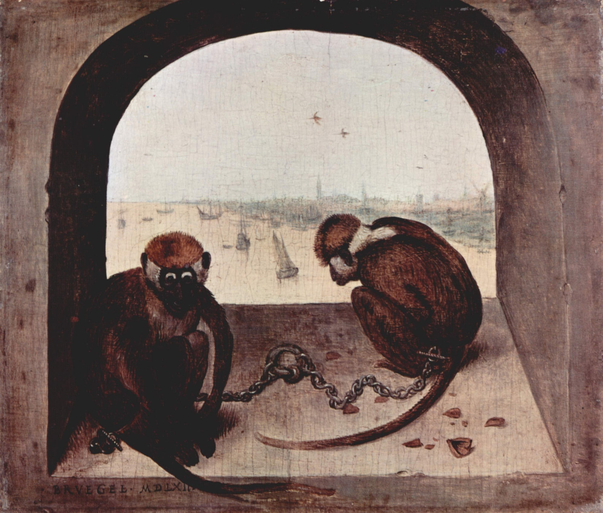 Pieter Bruegel starszy – Dwie małpy