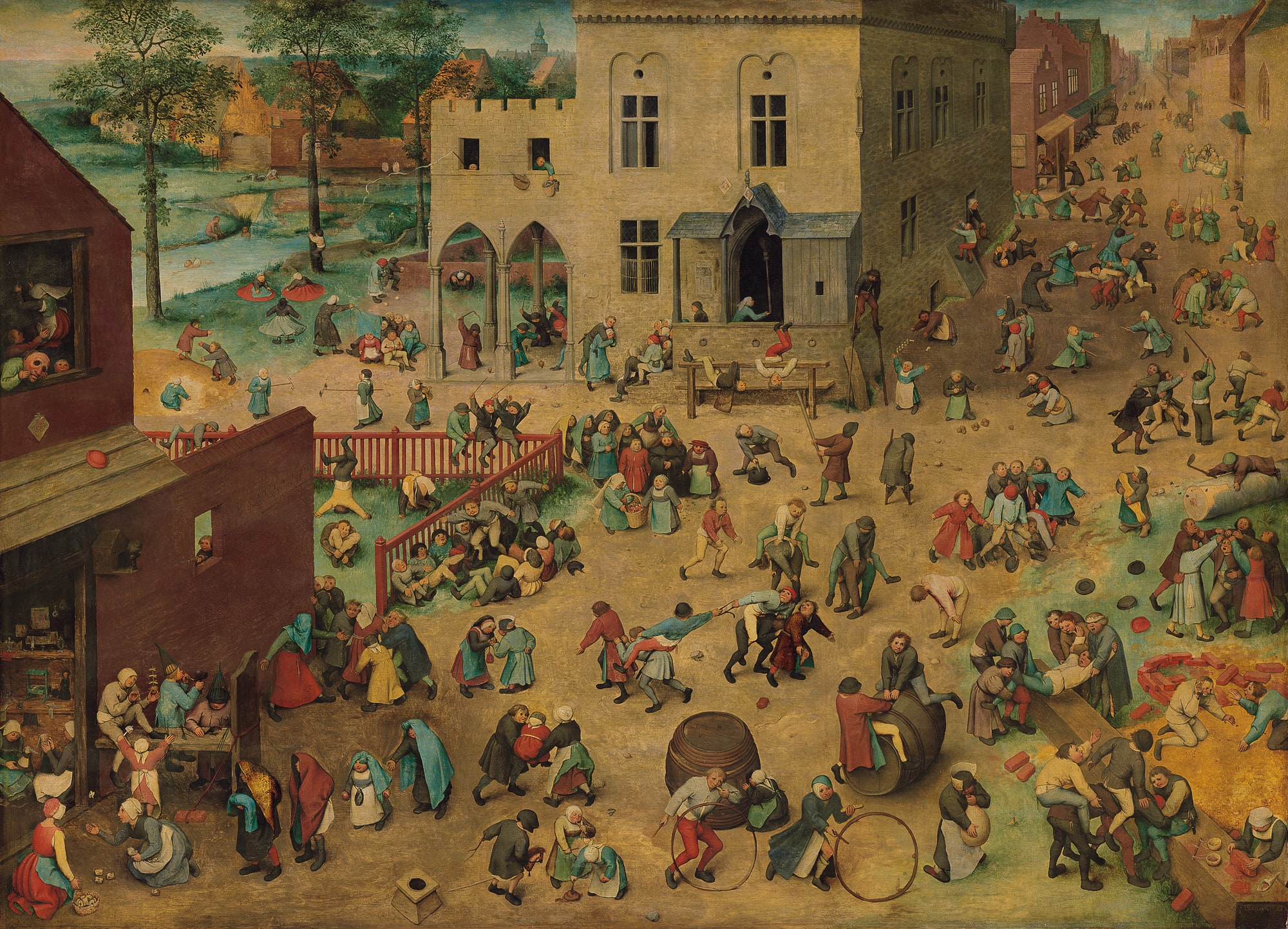 Pieter Bruegel starszy – Zabawy dziecięce