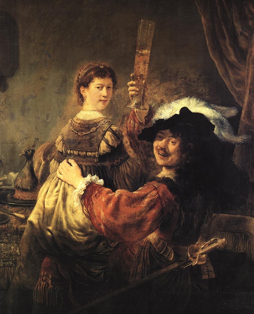 Rembrandt – Autoportret z Saskią