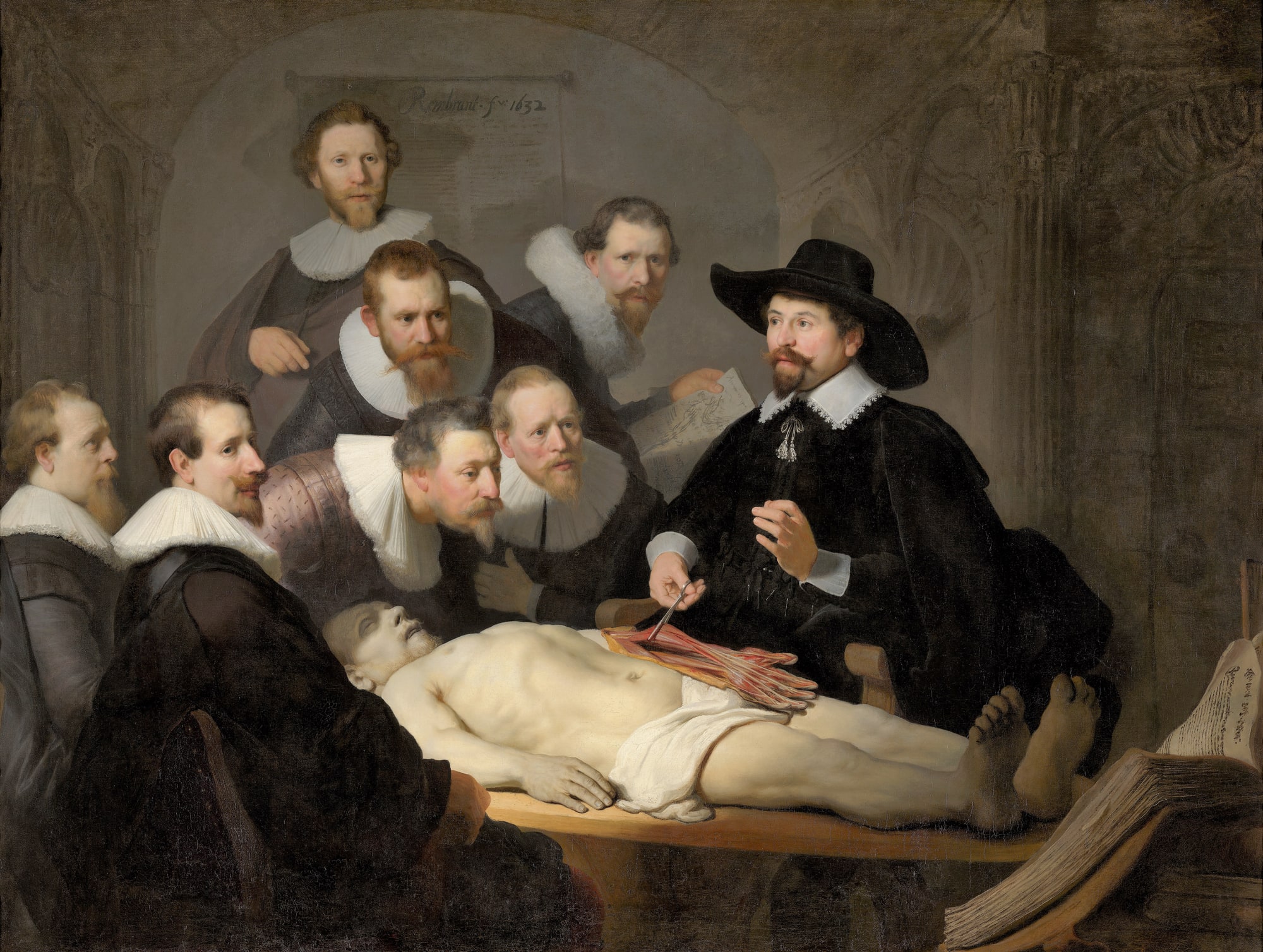 Rembrandt – Lekcja anatomii doktora Tulpa