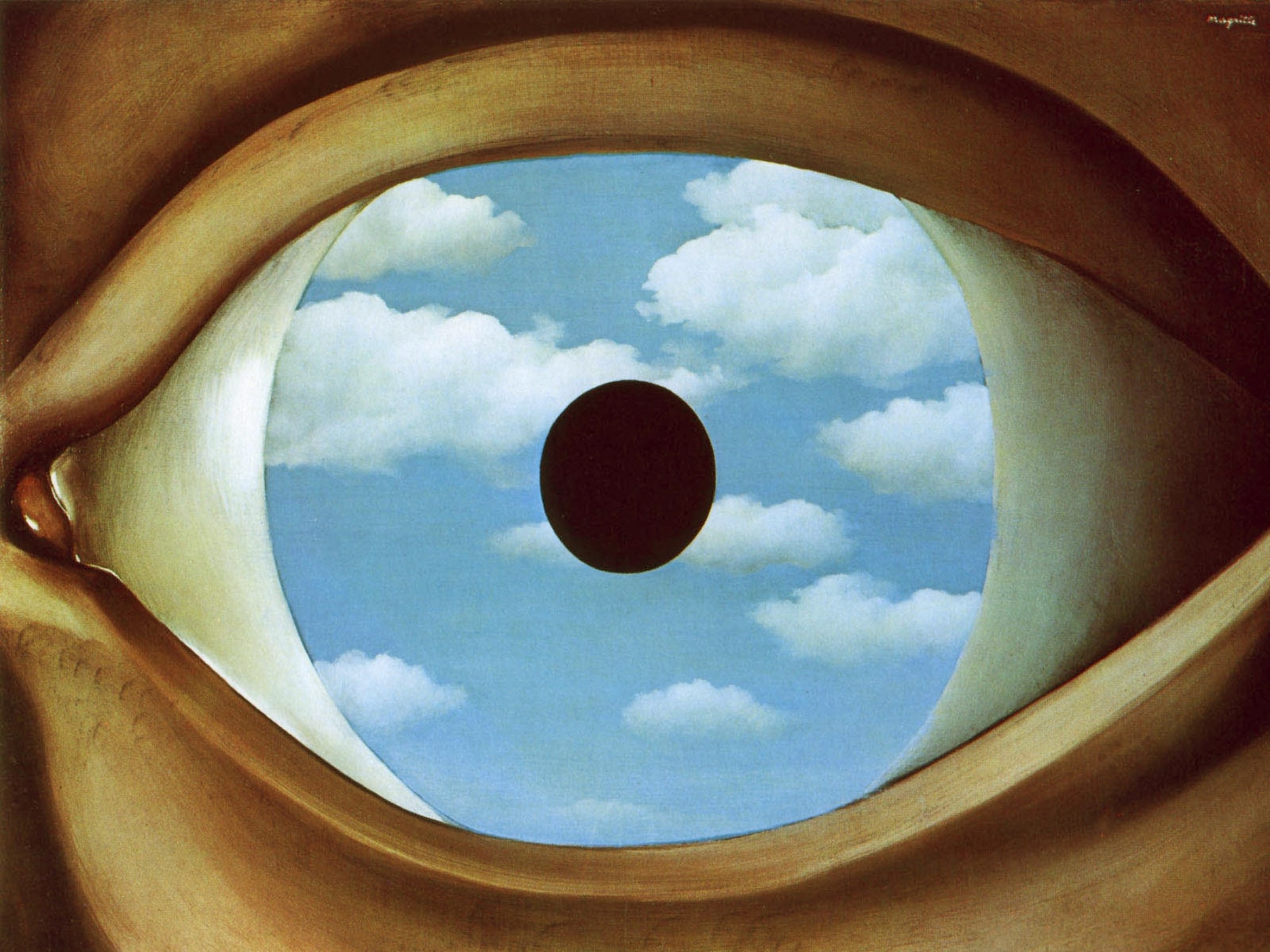 René Magritte – Fałszywe lustro