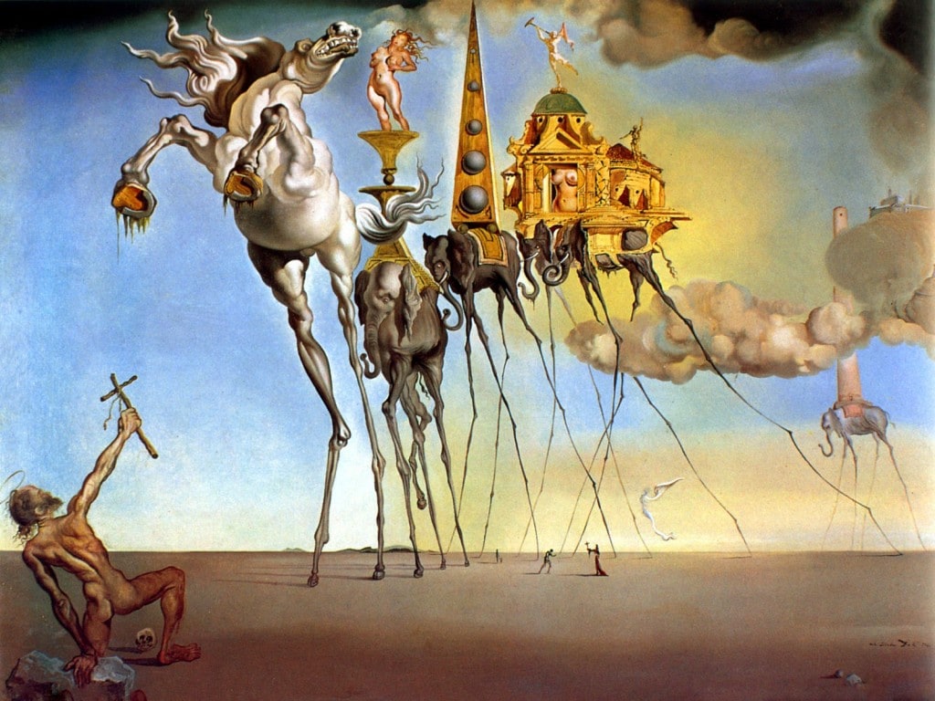 Salvador Dali – Kuszenie św. Antoniego