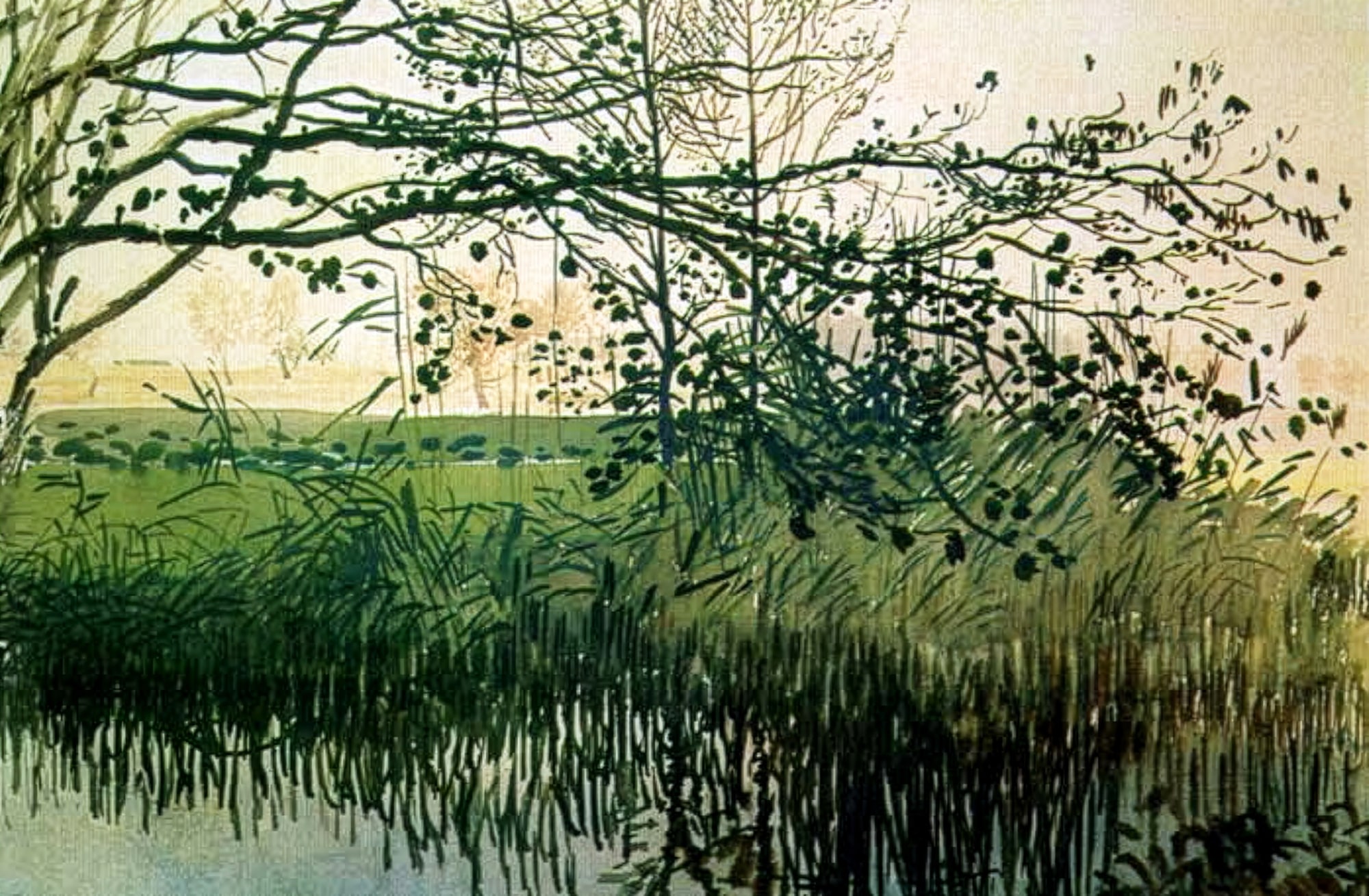 Stanisław Masłowski – Staw w Radziejowicach