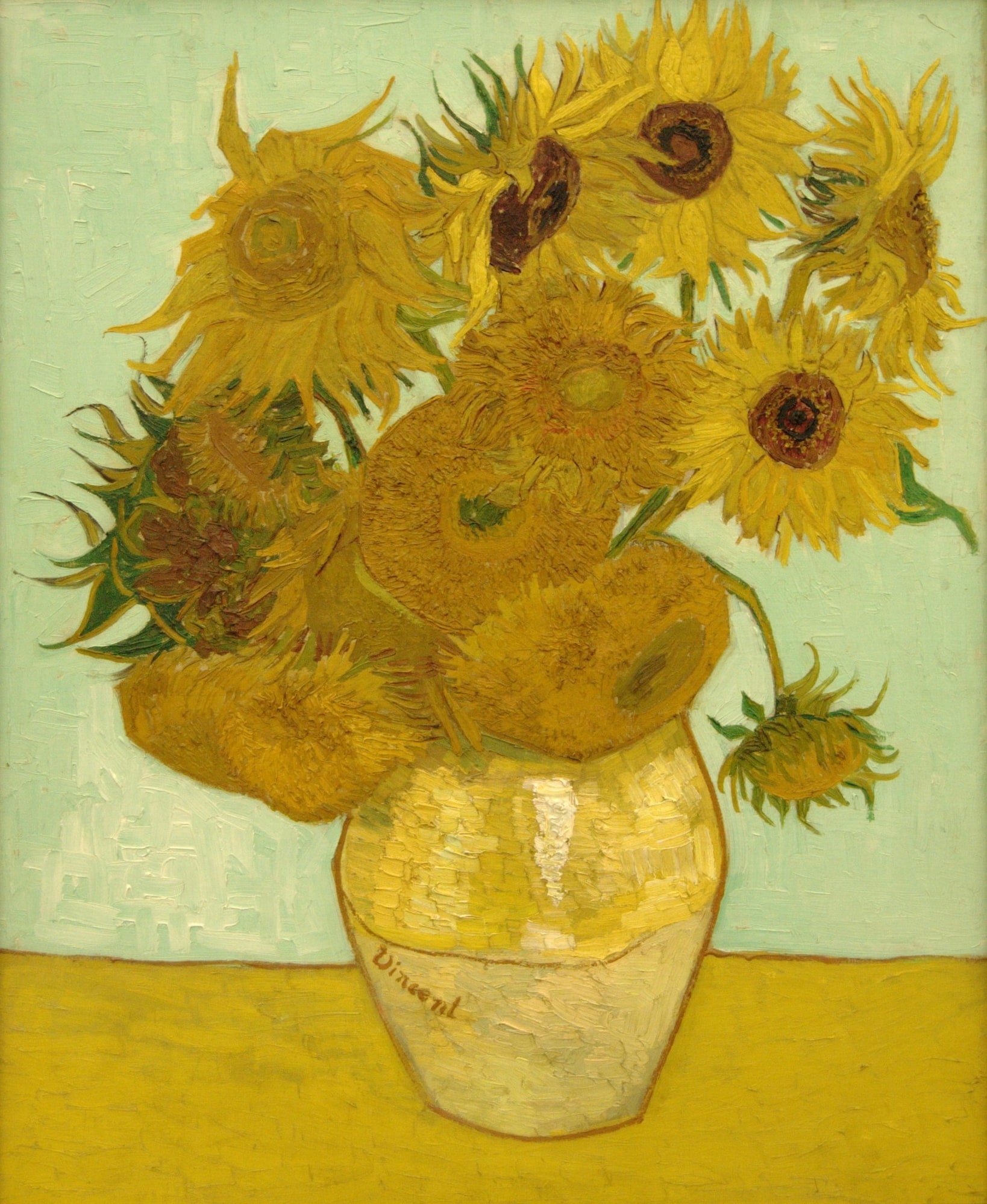 Vincent Van Gogh – Martwa natura: wazon z piętnastoma słonecznikami