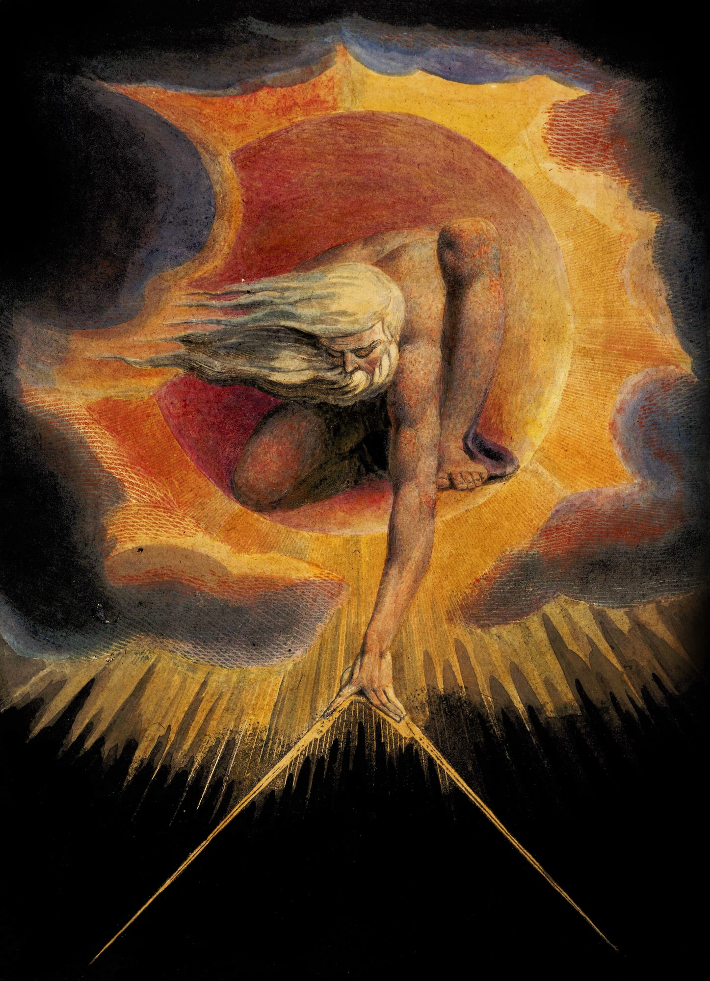 William Blake – Urizen stwarzający świat