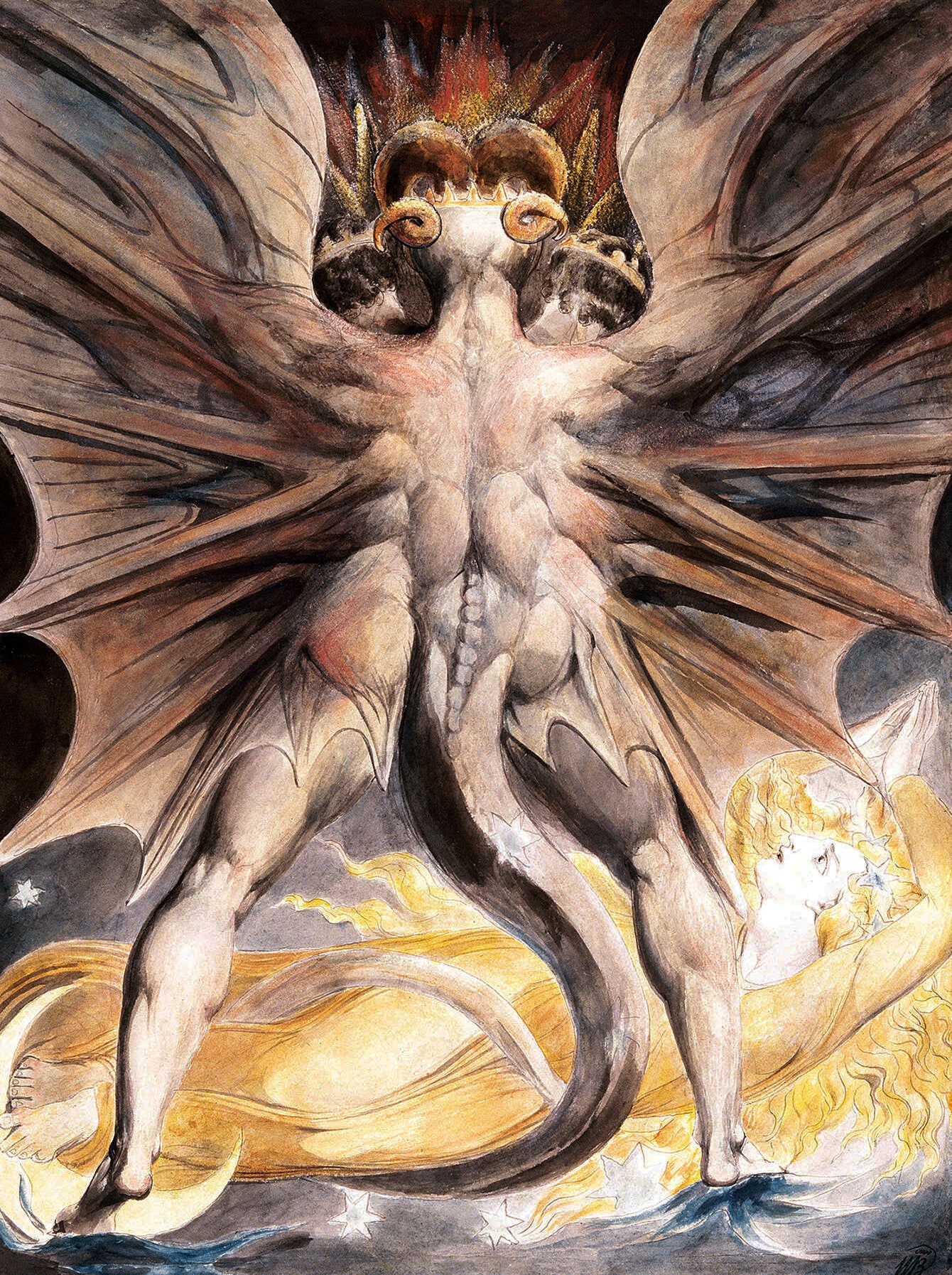 William Blake – Wielki czerwony smok i niewiasta obleczona w słońce
