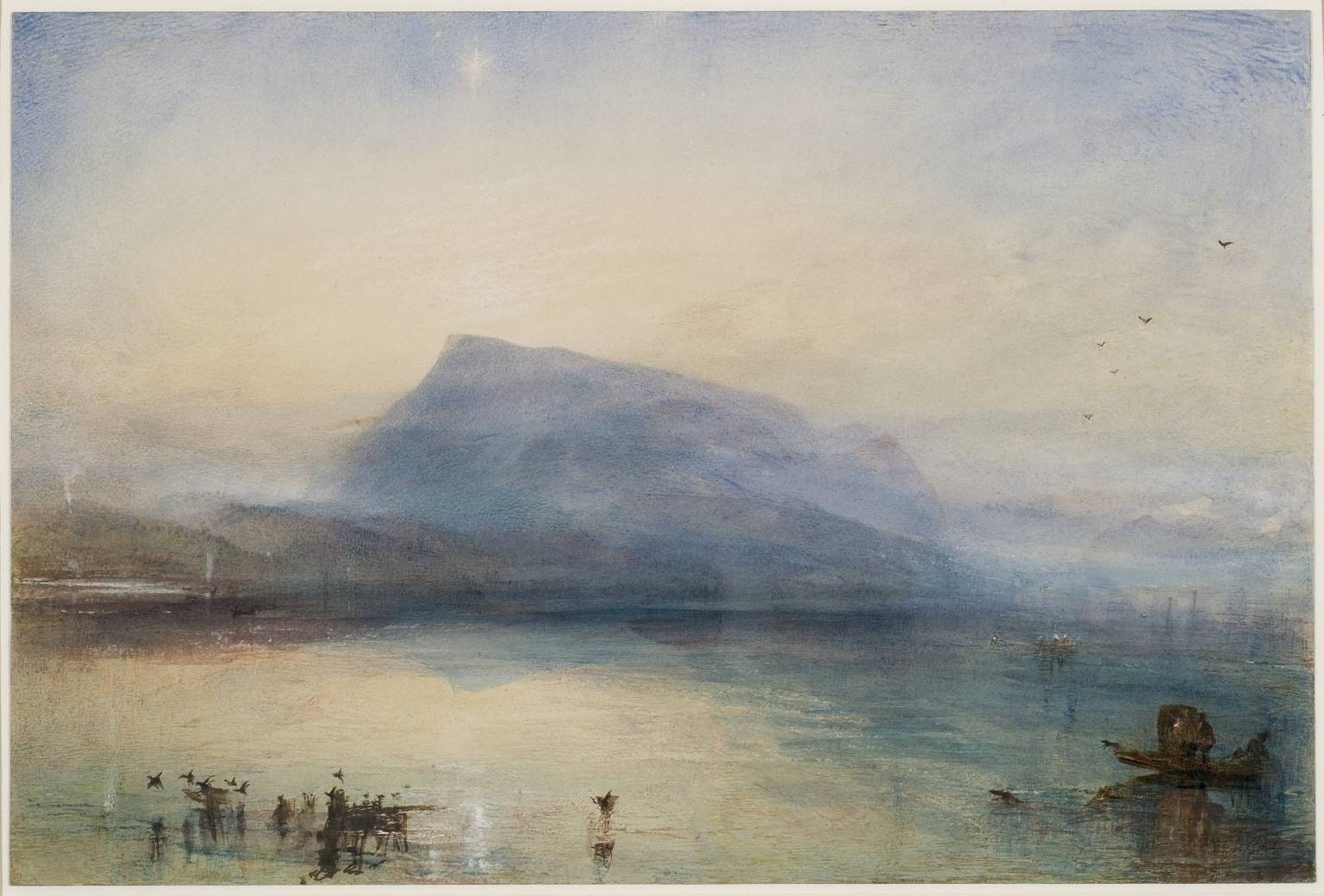 William Turner – Błękitny Rigi, wschód słońca