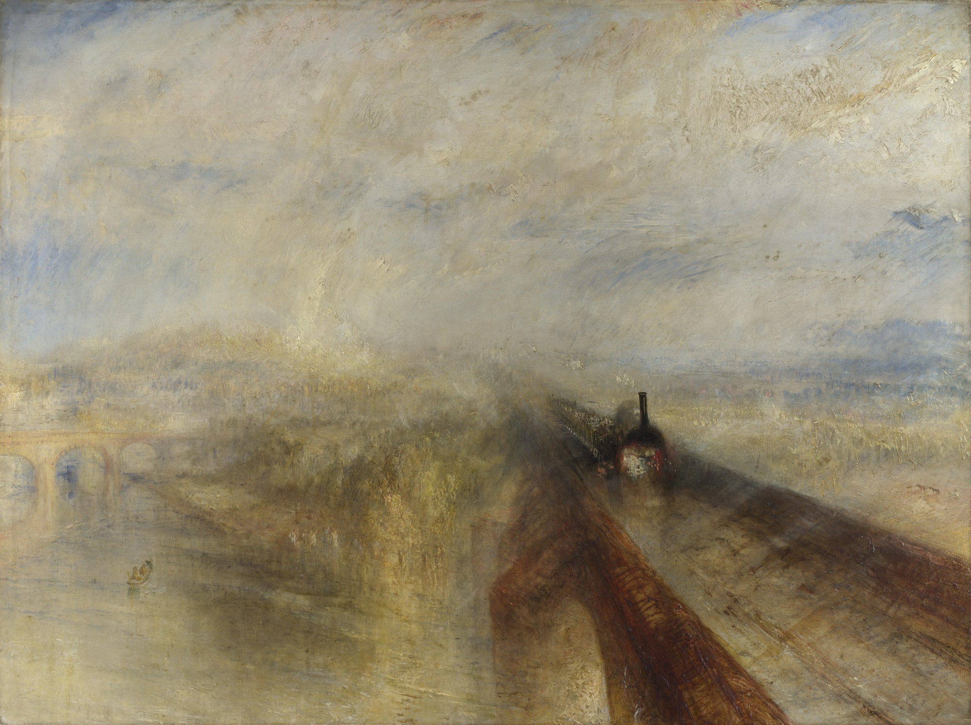William Turner – Deszcz, para i prędkość - Wielka Zachodnia Kolej