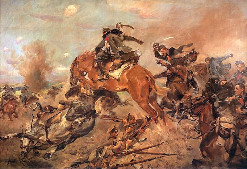 Wojciech Kossak – Szarża pod Rokitną