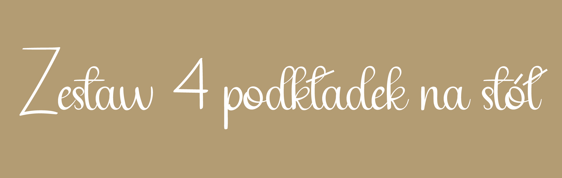 Zestaw podkładek promocja szyjemy sztuke