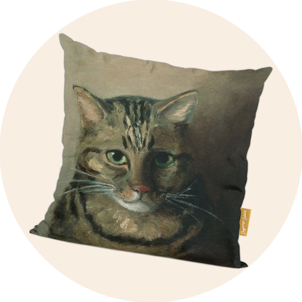 Poduszki dekoracyjne do salonu - Dodatki do wnętrz ze sztuką