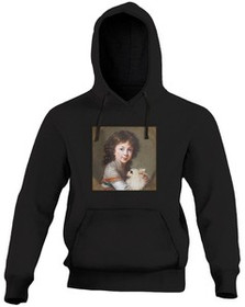 Bluza z naszywką Portret Elżbiety Mniszchówny z pieskiem Élisabeth Vigée-Lebrun