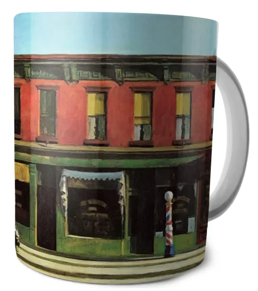 Kubek Wczesny niedzielny poranek Edward Hopper