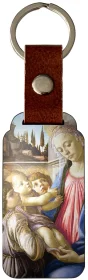 Brelok Madonna, dziecko i 2 anioły Sandro Botticelli