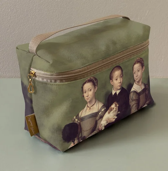 Kosmetyczka kuferek Troje dzieci z psem Sofonisba Anguissola