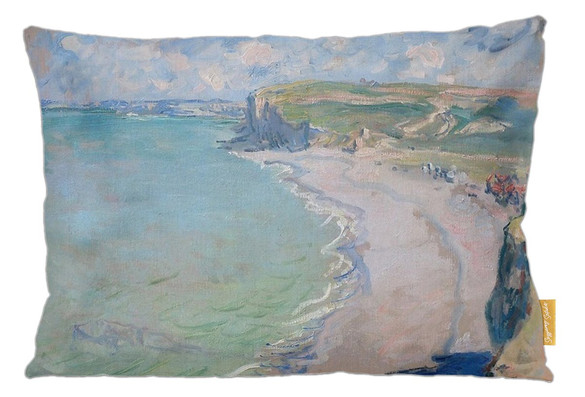 Poduszka Plaża w Pourville Claude Monet