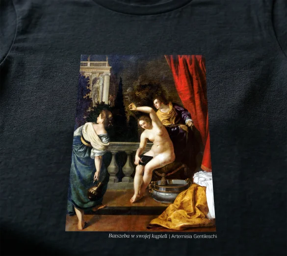 Bluzka damska Batszeba w swojej kąpieli Artemisia Gentileschi