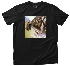 Koszulka z naszywką Most Europy Gustave Caillebotte