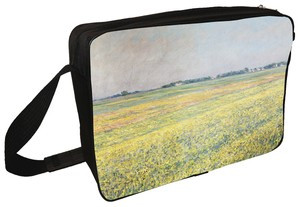 Torba na ramię Równina Gennevilliers, żółte pola Gustave Caillebotte