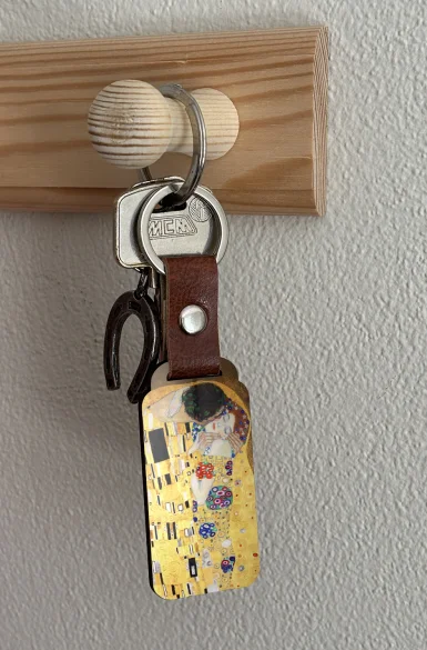Brelok Pocałunek Gustav Klimt