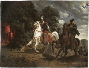 Podkładka na stół Ucieczka Henryka Walezego z Polski Artur Grottger