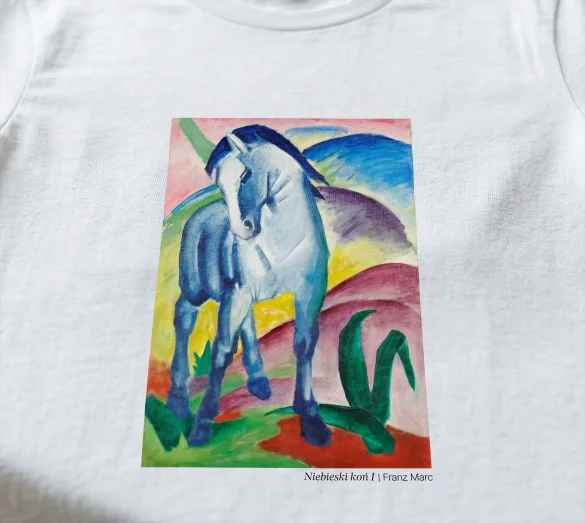 Bluzka damska Niebieski koń I Franz Marc