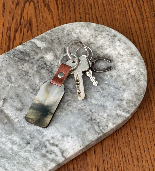 Brelok Śnieżyca: Parowiec na wejściu do portu William Turner